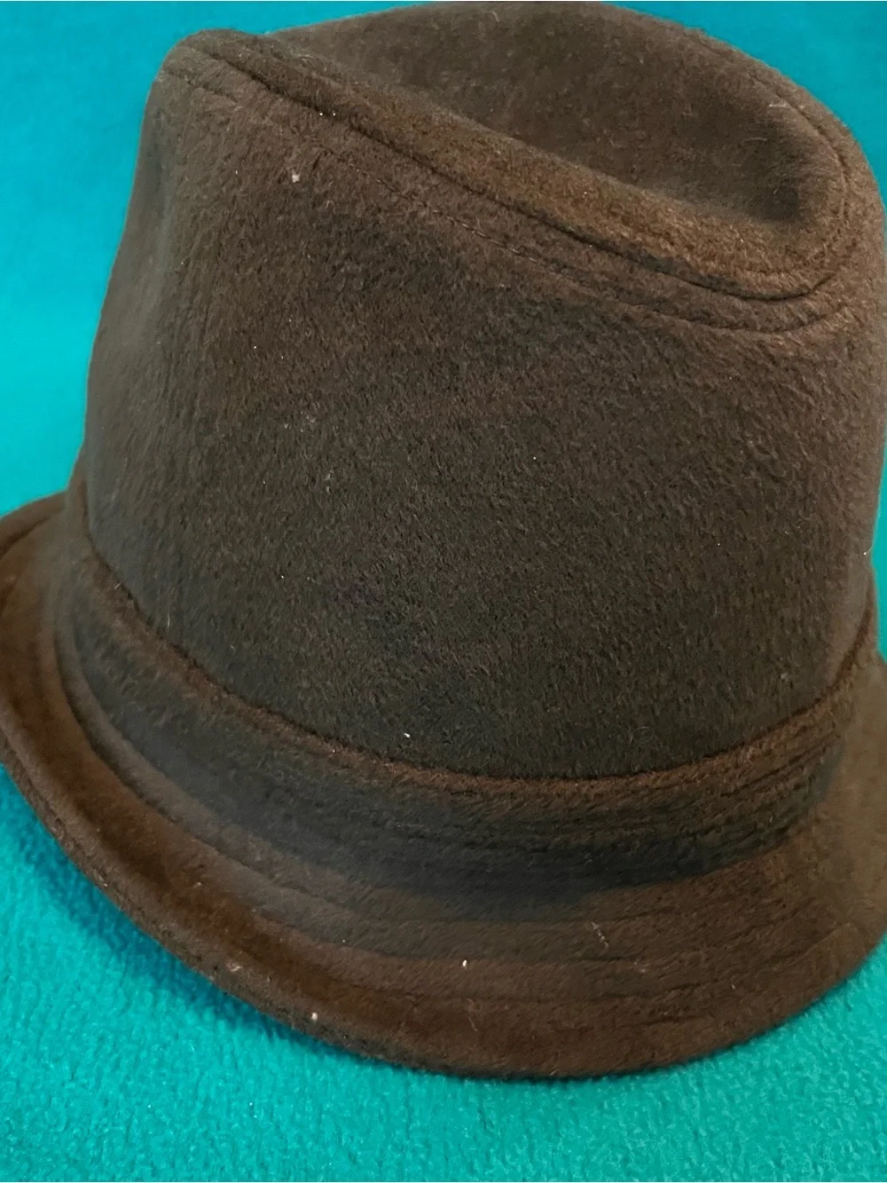 San Diego Hat Co Classic Brown Bucket Hat with Buckle Accent and Turned Up Brim
